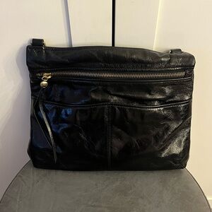 HOBO Black Leather Shoulder Bag